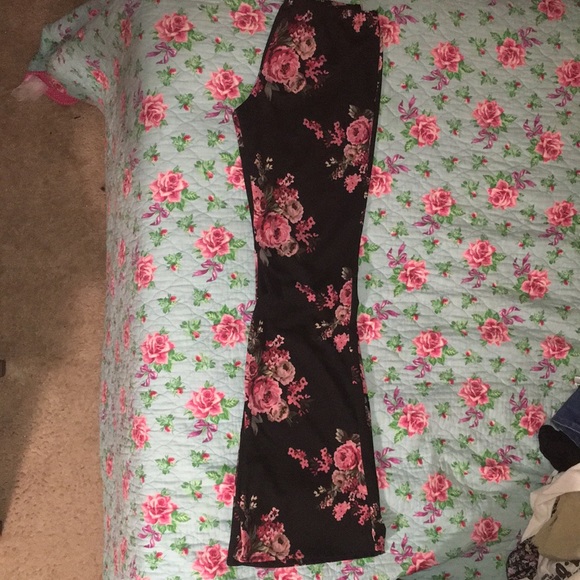 Floral Bell Bottom Flare - Picture 2 of 2